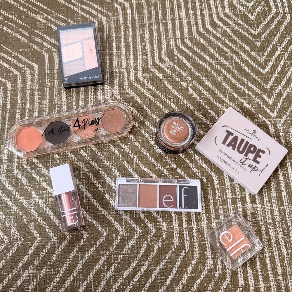 Eyeshadow Bundle e.l.f. Wet n Wild Essence Revlon Neutral Shades